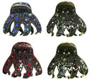 Bella Crystal Metal Jaw Claws Hair Claws in Set of 2, 3, 4  GL56-Set of 2 to Set of 4