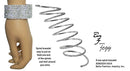 BFJ presents Brand JCGY Crystal Spiral Bracelet 8 Strands of Crystal Spirals for Bridal,  Parties 5614gs