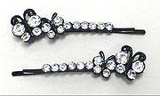 Pair of Butterfly Hairpins,  U86200-2524