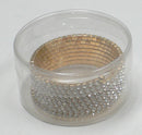 BFJ presents Brand JCGY Crystal Spiral Bracelet 8 Strands of Crystal Spirals for Bridal,  Parties 5614gs