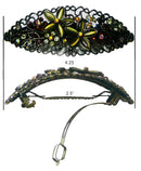 Blarge0052-D Bella Dozen-Pack Gorgeous Barrettes Colorful Beads Sparkly Crystals for Thick Hair U86012-0052-D