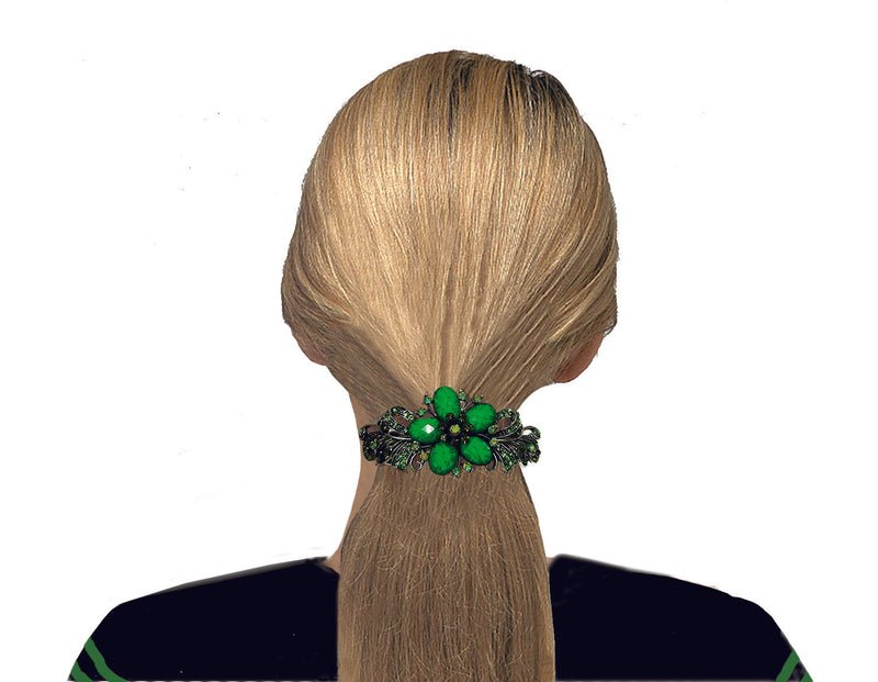 Combo Set of 6 6 Gorgeous Barrettes in 4 Unique Styles 6 Color for Thick Hair 0052/17-6-