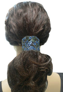 Crystal Butterfly and Flower Hair Holder Barrette