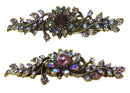 Bella Mid Size Crystal Barrette Sparkly Crystals in Set of 2, 3, 4