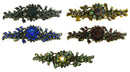 Set of 5 Mid Size Metal Crystal Sparkly Barrettes 5A86600-1-5