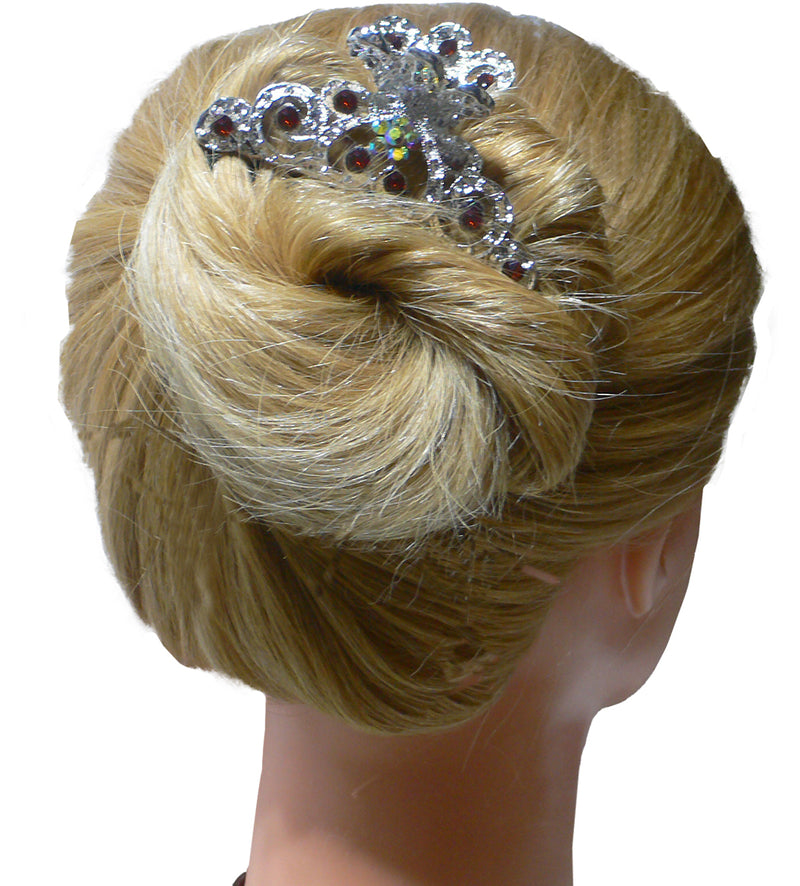 Set of 4 Butterfly Hair Claws Metal Jaw Claw Clips RW86410-6132-4