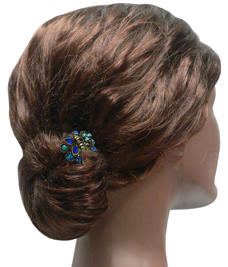 2 Set of 8,  16 count,  Mini Hair Claws Tiny Bling Hair Claws 2 ea of 8 Colors  2 Unique Styles LPW864175-5-8-2