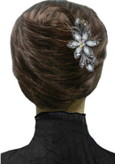 Bella Set of 9 Large Thick Hair Combo 4 Unique Styles Sparkly Crystal Barrettes 0014-52-53-9