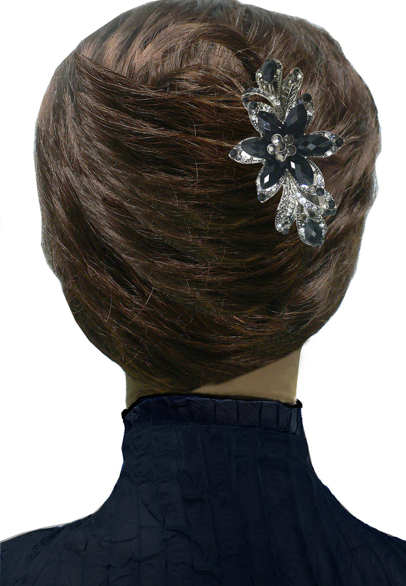Combo Set of 6 6 Gorgeous Barrettes in 4 to 6 Unique Styles 6 Color for Thick Hair 0052/17-6-