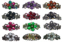 Blarge0052-D Bella Dozen-Pack Gorgeous Barrettes Colorful Beads Sparkly Crystals for Thick Hair U86012-0052-D