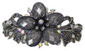 Bella Large Barrette with Beads and Crystals for Thick Hair #0052