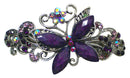 Bella Large Butterfly Barrette Sparkly Crystals French Clasp Hair Clip U86800-0053