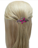 Bella Set of 9 Large Thick Hair Combo 4 Unique Styles Sparkly Crystal Barrettes 0014-52-53-9