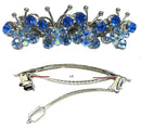 Hair Barrette Mid Size Design of  4 Shimmery Butterflies 5A86750-1