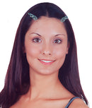 Pair of Small Barrettes Crystal Snap Clips for Thin Hair Women Young Girls U86375-2041