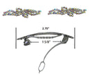 Pair of Barrettes Decked with Sparkling Stones U86420-0927-pr