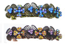 Bella Metal Crystal Barrette Sparkly Aurore Boreale YY86800-4