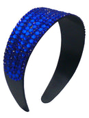 Wide Band Plastic Bling Bling Headband 2" Wide at Center NI86012-24611