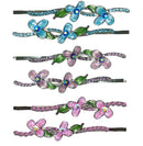 Bella Set of 6 Pairs Hairpins in Floral Design 3 Colors