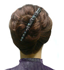 Set of 3 & Set of 4 Crystal Metal Alligator Hair Clips Duckbill Beak Clips YY86110-1-3&4