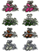 Set of 4 or Set of 8 Bella Small Metal Jaw Clip Claw Clip U86420-1521-4/8