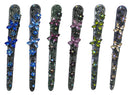 Crystal Alligator Clip Decorated w. Sparkly Stones NM86110-1-6