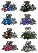 Set of 4 or Set of 8 Bella Small Metal Jaw Clip Claw Clip U86420-1521-4/8