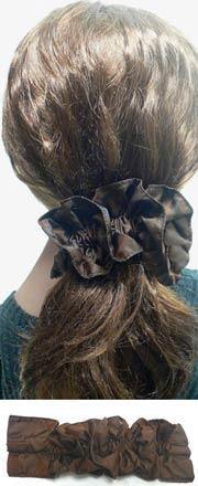 Twist 'n' Twirl  Hair Tie for Thick or Thin Hair 79345brownSatin