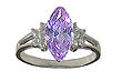 CZ Stone Ring, Stone Marquise Cut PR80650-1 closeout @$2