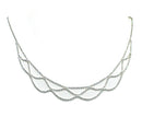 Silver Waves Necklace, Elegant to wear as is, Great for Embellishment to Create New Designs
