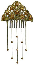 Crown for a Queen with comb/Crystal Streamers 86265-4