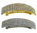 Bella Large Rectangular Bar Crystal Barrette Hair Clip,  U86900-0004-2