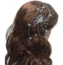 Brand jcgy Bridal Flower Comb Silvery White Crystal Comb Bridal Comb AD86310-63337