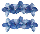 Pair of Small Flower Barrettes GL86400-GL11     0820