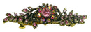 Bella Mid Size Crystal Barrette Sparkly Crystals