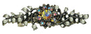Bella Mid Size Crystal Barrette Sparkly Crystals