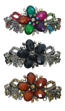 Set of 3 Bella Large Barrettes Thick Hair Hairclips U86012-0052-3