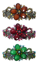 Set of 3 Bella Large Barrettes Thick Hair Hairclips U86012-0052-3