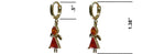 Dangle Angel  Zircon Natural Stones Earrings - YX89800-1