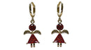 Dangle Angel  Zircon Natural Stones Earrings - YX89800-1