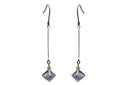 Dainty Dangle Chandelier Earrings, Zircon Natural Stone YX89700-1
