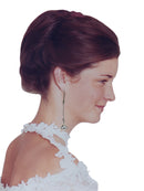 Dainty Dangle Chandelier Earrings, Zircon Natural Stone YX89700-1