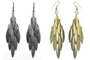 Set of 2 or Set of 3 Bella Chandelier Dangle Earrings Gold Tone Silver Nick  U89175-3119-2to3