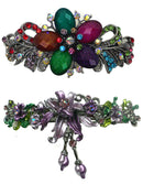 Combo Set of 2 2 Gorgeous Barrettes in 2 Unique Styles for Thick Hair 0052/010-3-2