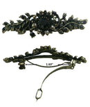 This Week's Special Set of 6 Bella Mid Size Crystal Barrettes 5A86600-1-6