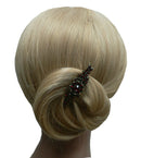 This Week's Special Set of 6 Bella Mid Size Crystal Barrettes 5A86600-1-6