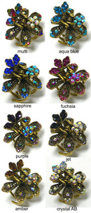 Set of 8 Small Round Metal Jaw Clips Claw Clips LPW86440-2-8