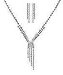 Necklace and earrings set AD85152-3280