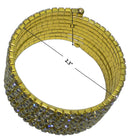 Dozen Pack Bella Crystal Spiral Bracelet 8 Strands Crystal Spirals for Bridal,  Parties 5614-D