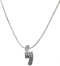 NAR800-4 Bella Necklace Chain with Crystal Pendant Sapphire Blue Light Blue Crystal #AR85800-4